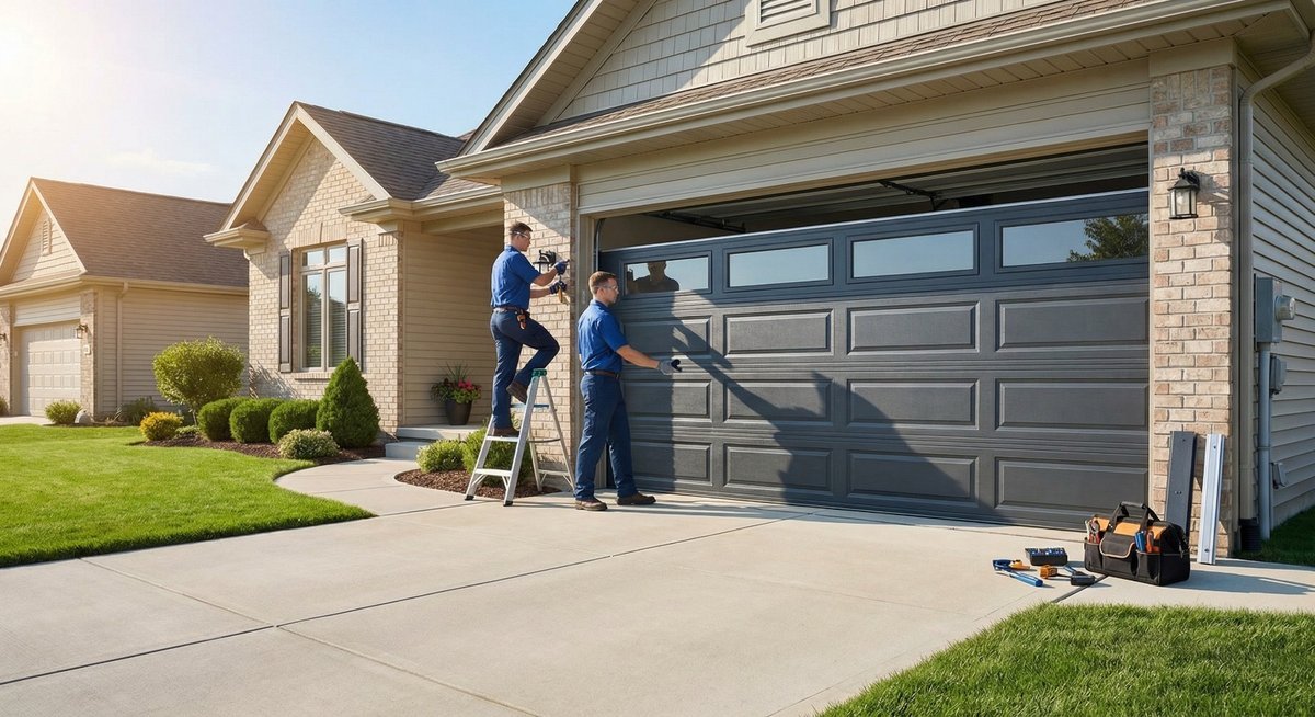 Garage door repair work, gallery photo 5